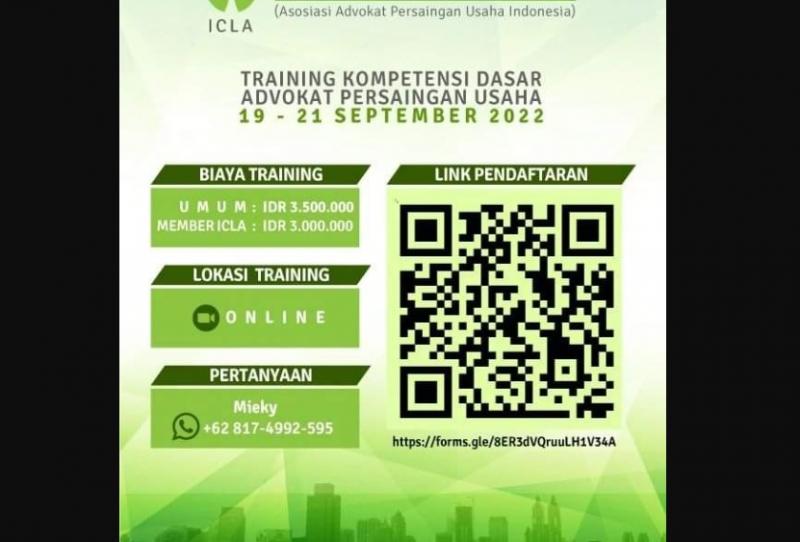 Pengumuman Training Kompetensi ICLA.