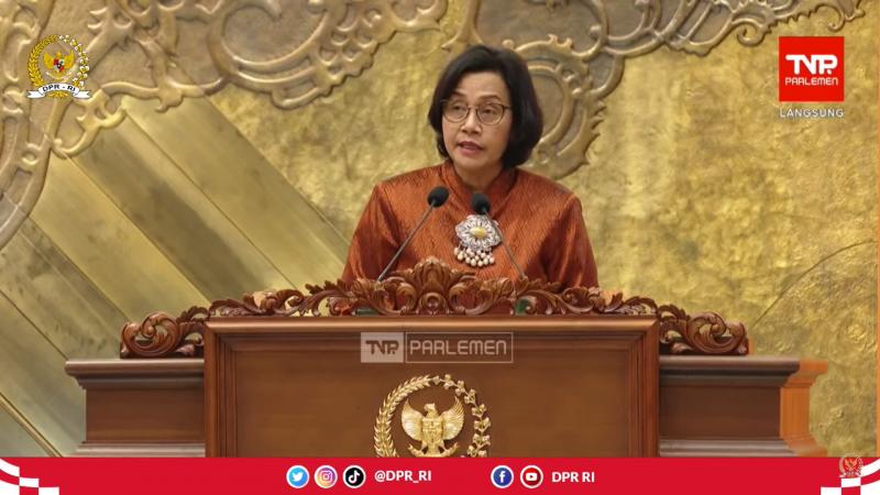 Menkeu Sri Mulyani (tangkapan layar)