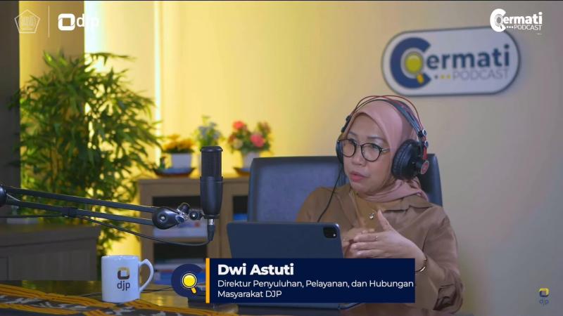 Direktur Penyuluhan, Pelayanan dan Humas DJP, Dwi Astuti (tangkapan layar)